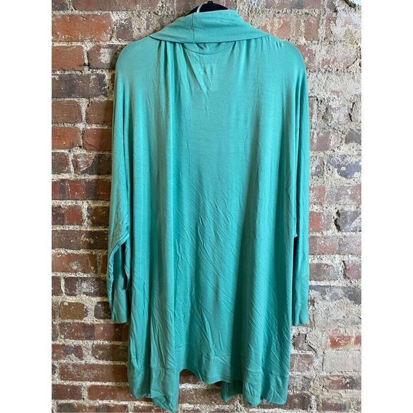 Torrid Super Soft Knit Cardigan Aqua Green Size 3X NWT - Picture 7 of 13